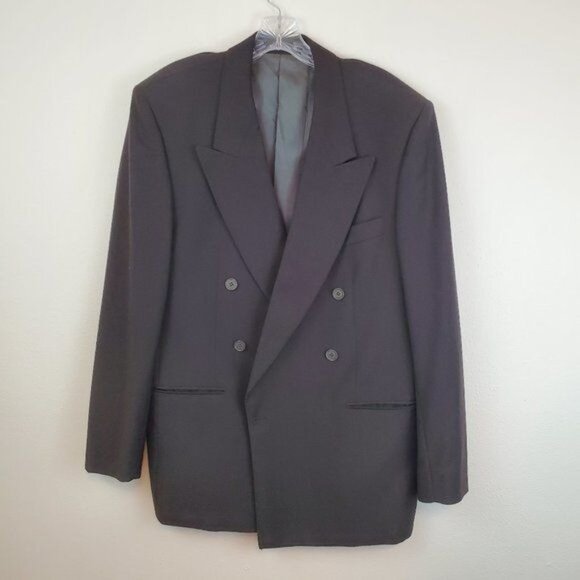 YSL men's double breasted suit coat - Picture 1 of 13